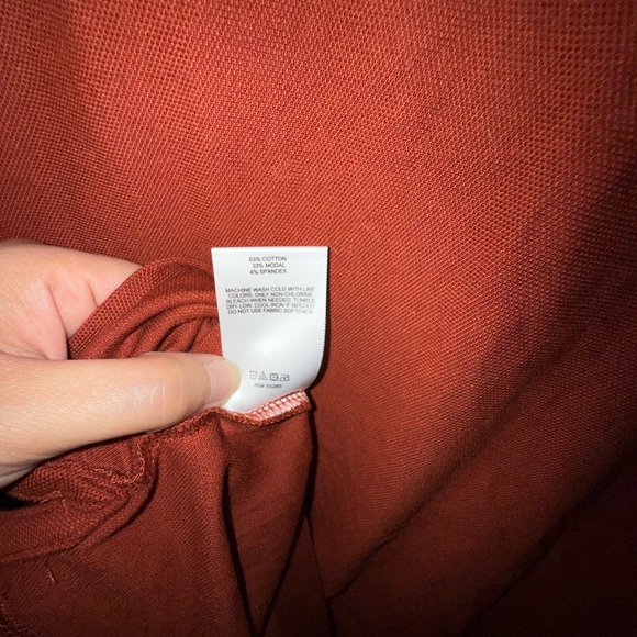 Express Men's Rust and Black Casual Shirt Size XL - Picture 6 of 6